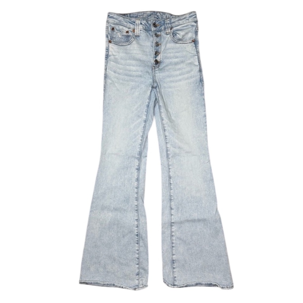American Eagle Super Hi-Rise Flare jeans